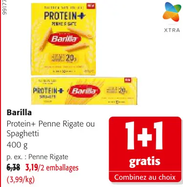 Offre: Protein+ Penne Rigate ou Spaghetti