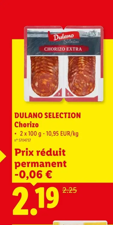 Offre: Chorizo