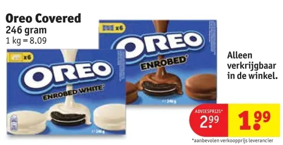 Promotie: Oreo Covered