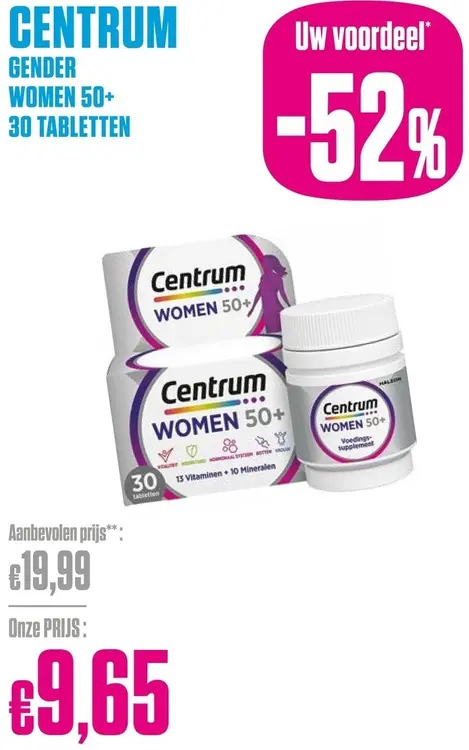 Promotie: Gender Women 50+