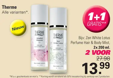 Aanbieding: Therme Zen White Lotus Perfume Hair & Body Mi