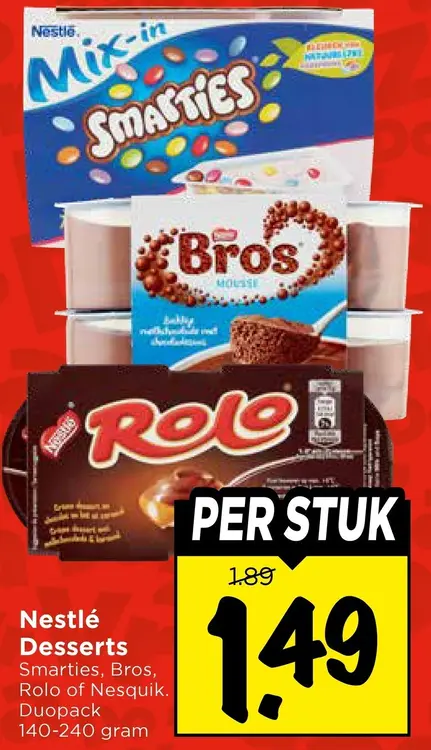 Aanbieding: Desserts