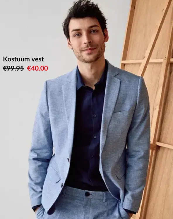 Promotie: Kostuum vest