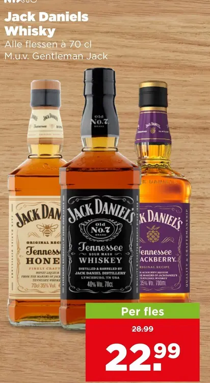 Aanbieding: Jack Daniels Whisky