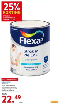 Aanbieding: FLEXA STRAK IN DE LAK