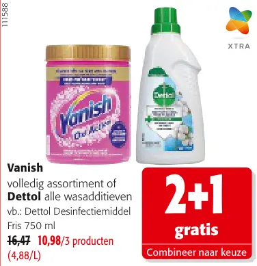 Promotie: Vanish of Dettol wasadditieven