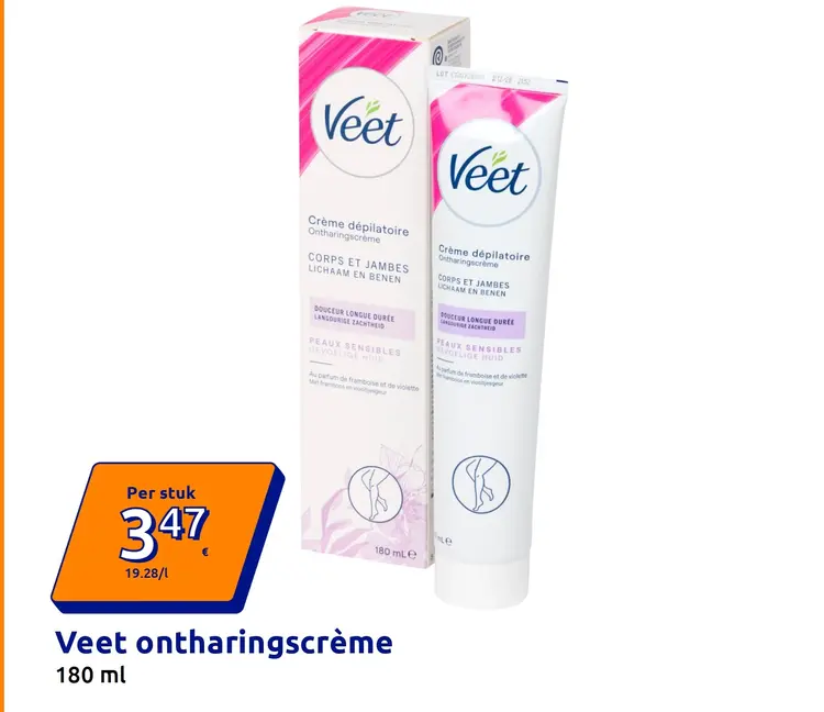 Aanbieding: Veet ontharingscrème