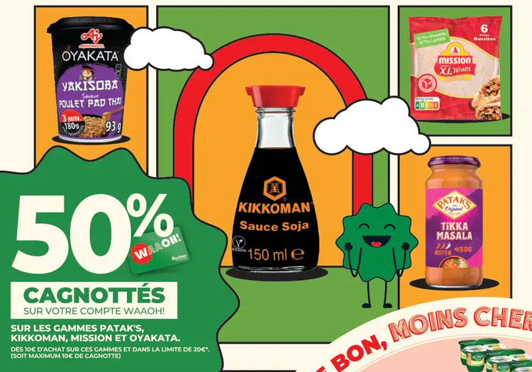 Promotie: Patak's, Kikkoman, Mission et Oyakata ranges
