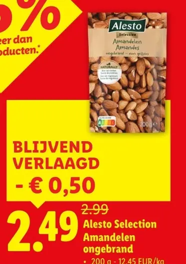 Promotie: Amandelen ongebrand