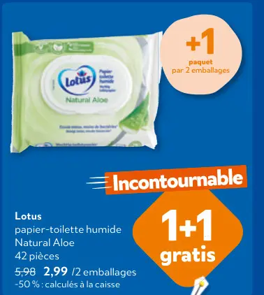 Offre: Papier toilette humide