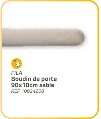 Offre: Boudin de porte fila 90x10cm sable