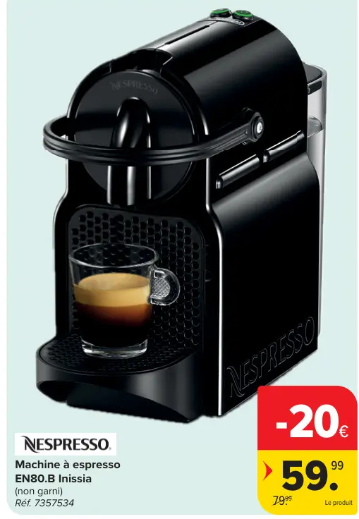 Offre: Machine à espresso EN80.B Inissia