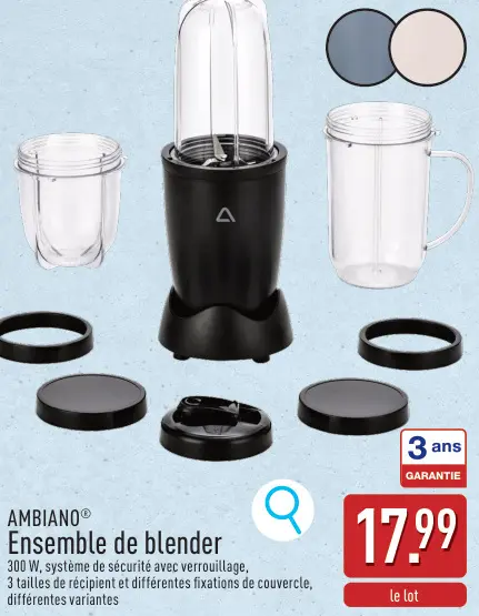 Offre: Ensemble de blender