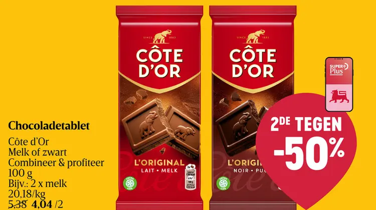 Promotie: Chocolade | Melkchocolade | Tablet