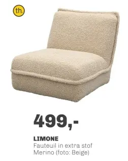 Aanbieding: LIMONE Fauteuil