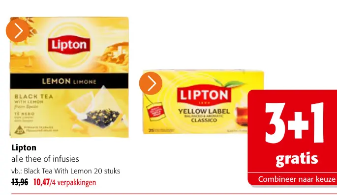 Promotie: Thee of infusies