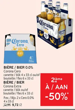 Offre: Corona Cero / Corona Extra