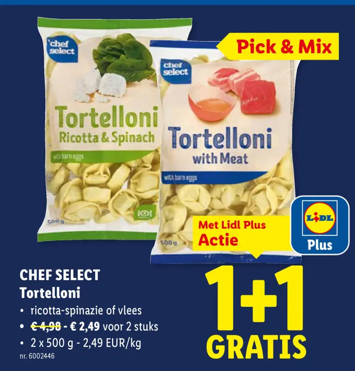 Promotie: Tortelloni