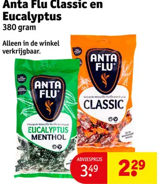 Aanbieding: Anta Flu Classic en Eucalyptus