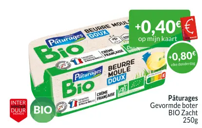 Aanbieding: Gevormde boter BIO Zacht