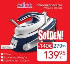 Aanbieding: Calor Stoomgenerator EXPRESS