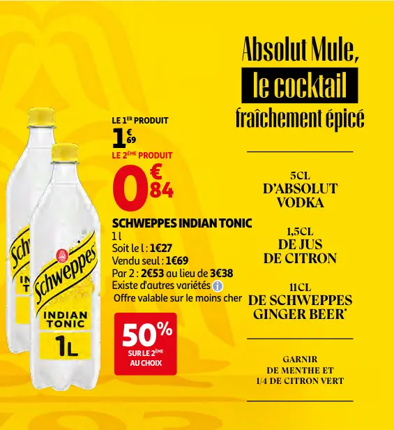Promotie: Schweppes Indian Tonic