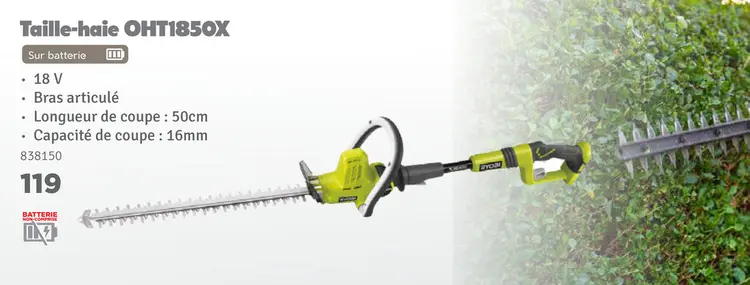 Offre: Taille-haie OHT1850X