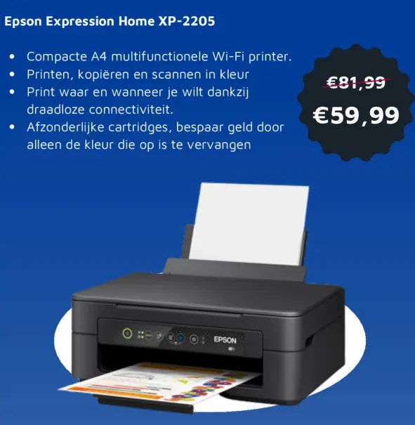 Aanbieding: Epson Expression Home XP-2205