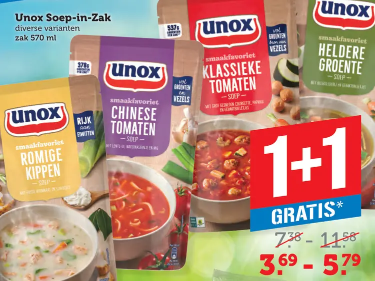 Aanbieding: Soep-in-Zak