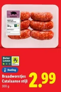 Aanbieding: Braadworstjes Catalaanse stijl