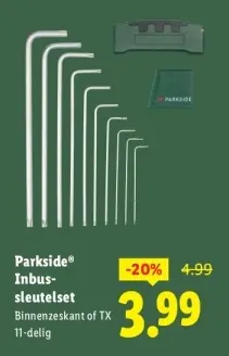 Aanbieding: Inbussleutelset