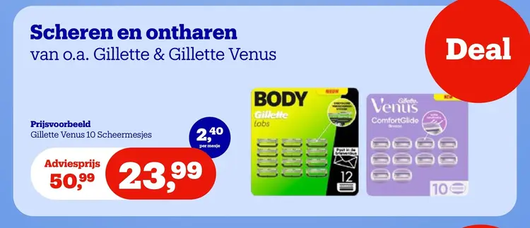 Promotie: Scheren en ontharen