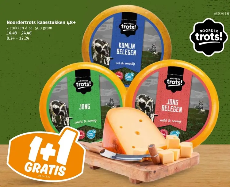 Aanbieding: kaasstukken 48+