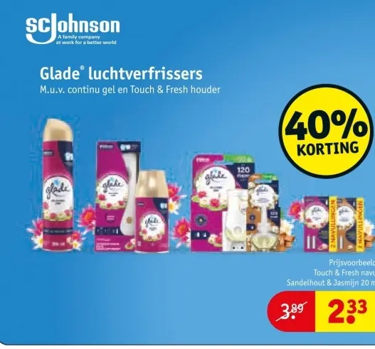 Aanbieding: Glade luchtverfrissers