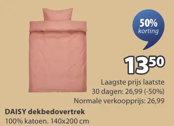 Aanbieding: DAISY dekbedovertrek
