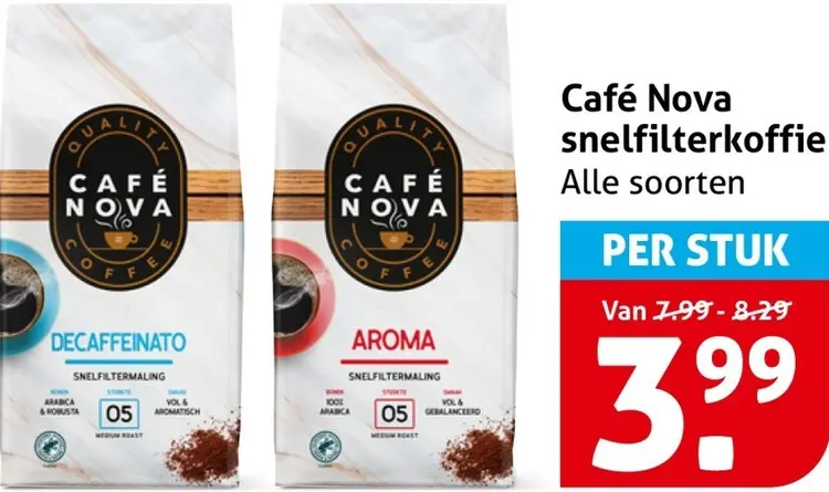 Aanbieding: Snelfilterkoffie