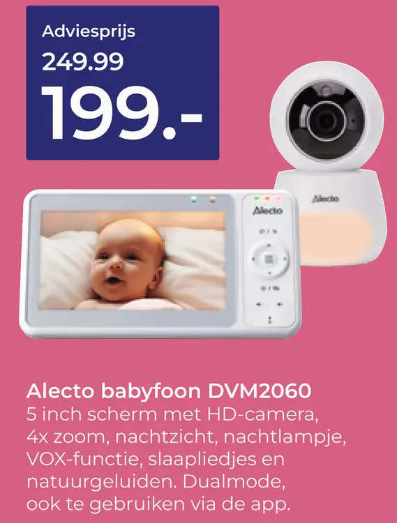 Aanbieding: Babyfoon DVM2060