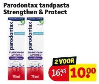 Promotie: Parodontax tandpasta Strengthen & Protect