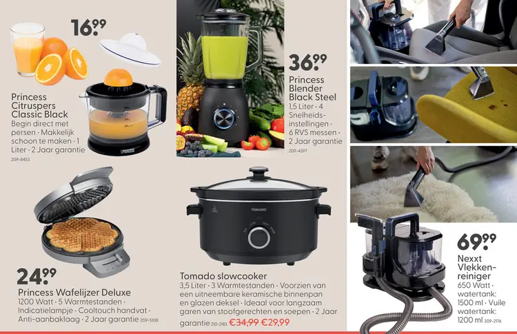 Aanbieding: Nexxt vlekkenreiniger 650W