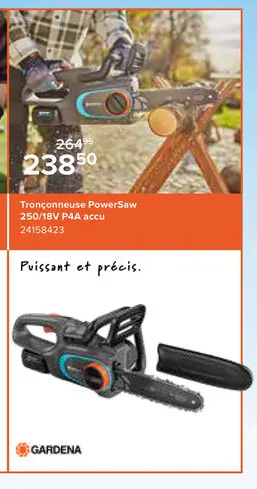 Offre: Tronçonneuse PowerSaw