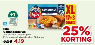 Aanbieding: Iglo Gepaneerde vis