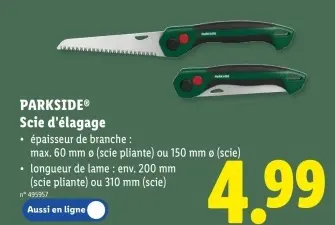 Offre: Scie d'élagage