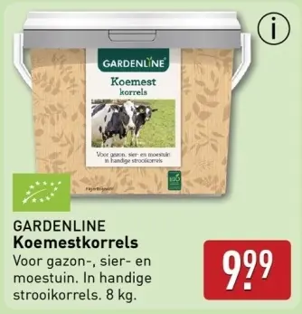 Aanbieding: GARDENLINE Koemestkorrels