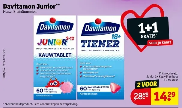 Aanbieding: Davitamon Junior