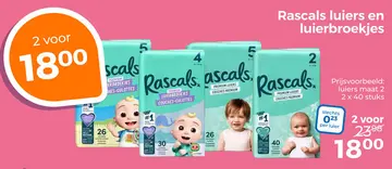 Aanbieding: Rascals luiers en luierbroekjes