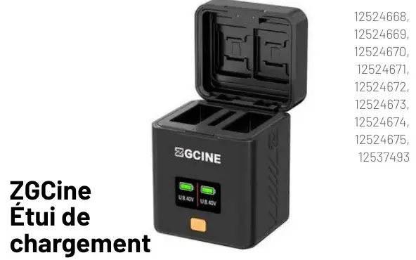 Offre: ZGCine Étui de chargement