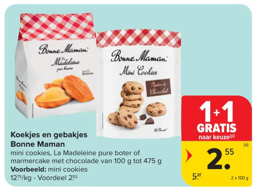 Promotie: Koekjes en gebakjes