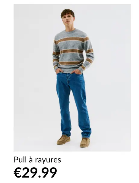 Offre: Pull à rayures