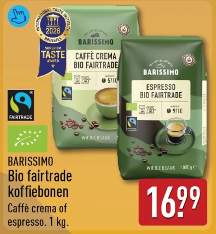 Aanbieding: Bio fairtrade koffiebonen