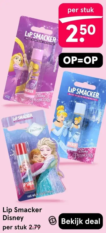 Aanbieding: Lip Smacker Disney